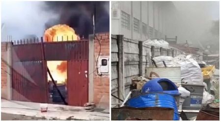 Fuego alarma en fábricas de El Alto y Santa Cruz